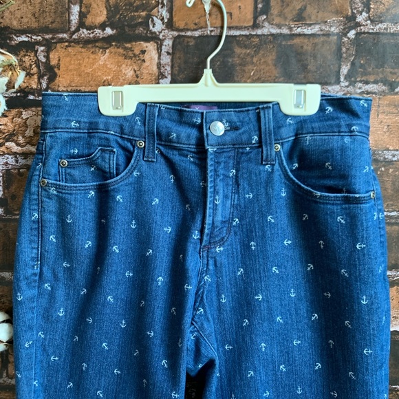 Not Your Daughter’s Anchor Print Skinny Jeans - Picture 2 of 8
